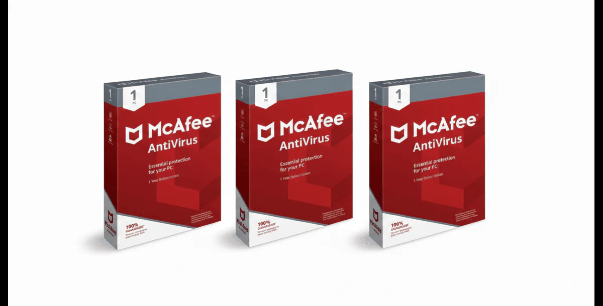 McAfee Antivirus 1 Device for 1 Years Protection